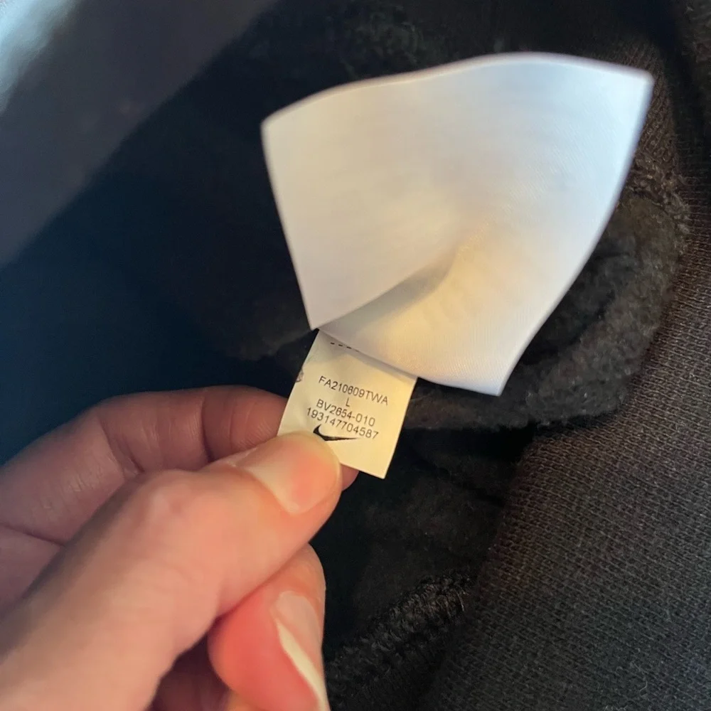 Nike Sportswear Club Fleece Hoodie Black Size L - Picture 14 of 15